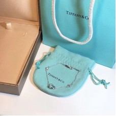 Pulsera de plata para mujer con corazón abierto de diamantes de Tiffany Elsa Peretti por The Yard