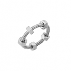 Anillo Ecrou de Cartier Oro blanco