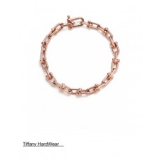 Tiffany HarddwearPulsera de eslabones de oro rosa de 18 quilates Regalo de joyería para mujer