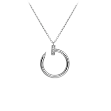 Collar Cartier Juste Un Clou Oro blanco Diamantes