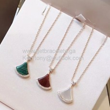 Collar BVLGARI Divas Dream negro/blanco/rojo con oro blanco y diamantes