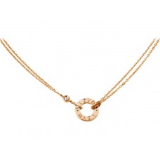 Collar Cartier Love 2 Diamantes Oro rosa