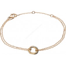 Pulsera Cartier Trinity Oro blanco/Dios amarillo/Oro rosa