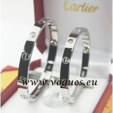  Pulsera Cartier Oro Blanco 4 Diamantes