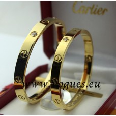 Pulsera Cartier Oro Amarillo 4 Diamantes