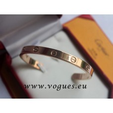 Pulsera Cartier Love Semiabierta Oro Rosa