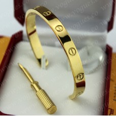 Pulsera Cartier Love Semiabierta Oro Amarillo