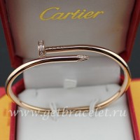 Pulsera Cartier Juste Un Clou Oro rosa Diamantes