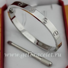 Pulsera Cartier Love para hombre y mujer en oro blanco