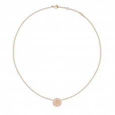 Christian Dior Rose Des Vents Colgante de ópalo rosa/turquesa Estrella de ocho puntas pavimentada Collar de diamantes para mujer en oro amarillo