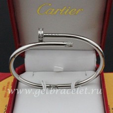Pulsera Cartier Juste Un Clou Oro blanco Diamantes