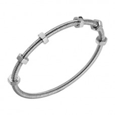 Pulsera Ecrou de Cartier en oro blanco de 18 quilates
