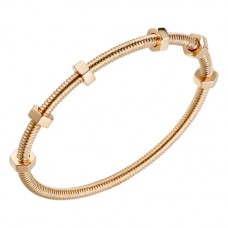 Pulsera Ecrou de Cartier en oro rosa de 18 quilates