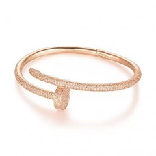 Pulsera Cartier Juste Un Clou Oro rosa Diamantes