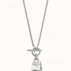 Colgante Hermes Birkin Amulette en plata