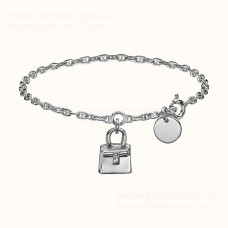 Pulsera Hermes Birkin en plata Venta en EE. UU.