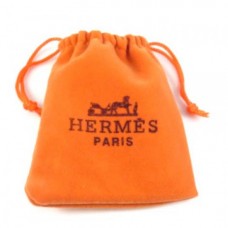 Bolsa de terciopelo para joyería Hermes