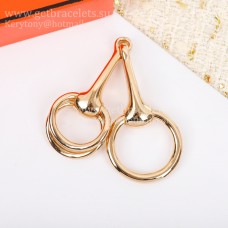 Anillo/hebilla para bufanda Hermes Mors en oro rosa