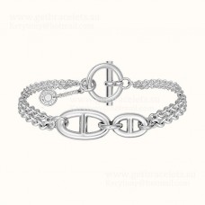 Pulsera Hermes Farandole en joyería de plata Regalo de San Valentín