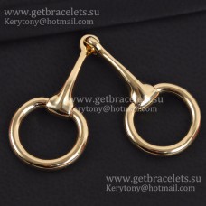 Anillo/hebilla para bufanda Hermes Small Mors en oro rosa
