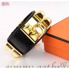 Pulsera Hermes Collier de Chien Oro Negro