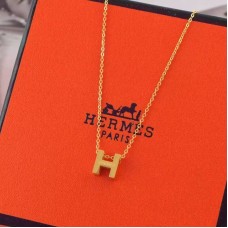 Hermes “H” Collar Oro Amarillo