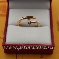 Anillo Cartier Juste Un Clou Oro rosa Diamantes