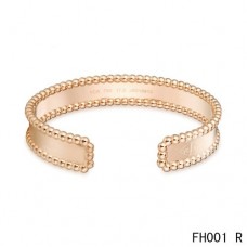 Pulsera abierta Van Cleef And Arpels en oro rosa