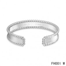 Brazalete abierto Van Cleef And Arpels en oro blanco