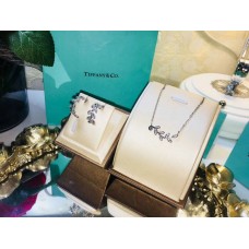 Tiffany Paloma Picasso Collar Pendientes Hoja de Olivo Diamantes Colgante Joyería Reino Unido