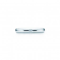 Anillo Tiffany Elsa Peretti de platino 925 con banda de plata