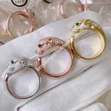 Anillo Panthere de Cartier Oro blanco/Oro amarillo/Oro rosa Esmeraldas Ónix y Esmeraldas con diamantes