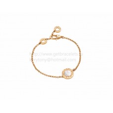 Pulsera BVLGARI BVLGARI Baby de oro amarillo con nácar