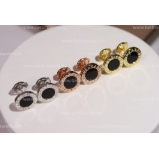 Pendiente único BVLGARI BVLGARI con elemento de ónix