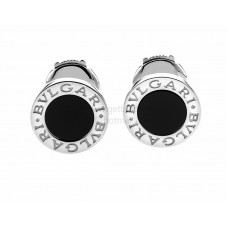 Pendientes BVLGARI BVLGARI de Oro Blanco con Ónix Negro