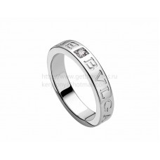 Anillo BVLGARI BVLGARI de oro blanco y diamantes