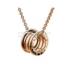 Colgante Bvlgari B.zero1 de oro rosa con cadena