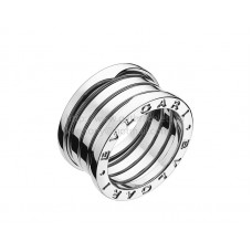 Anillo Bvlgari B.zero1 de 4 bandas en oro blanco