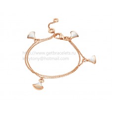 Pulsera Bvlgari DIVAS Dream en oro rosa con nácar