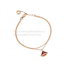 Pulsera Bvlgari DIVAS Dream de oro rosa con cornalina