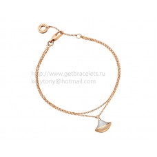 Pulsera Bvlgari DIVAS Dream de oro rosa con nácar