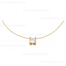 Collar C DE Cartier Oro amarillo con diamantes