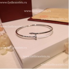 Cartier Juste Un Clou SM Pulsera de oro blanco con diamantes