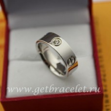 Anillo Cartier Love de oro blanco con 3 diamantes
