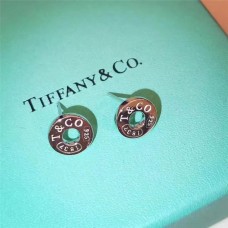 Tiffany 1837 Circle Diamond Ear-stud Plata de ley San Valentín Para lista de precios EE. UU.
