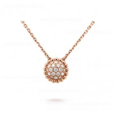 Colgante Van Cleef Arpels Perlee Diamantes Oro rosa
