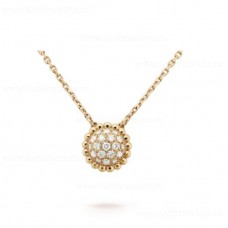 Colgante Van Cleef Arpels Perlee Diamantes Oro amarillo