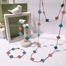  Van Cleef Arpels Alhambra con diamantes y ágata engastada