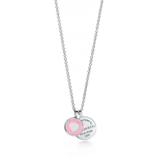 Collar con colgante redondo doble Return To Tiffany, regalo del día de San Valentín