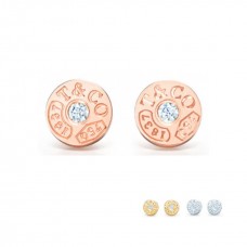 Tiffany 1837 Pendientes circulares con forma de círculo, joyería colorida para fiesta para dama